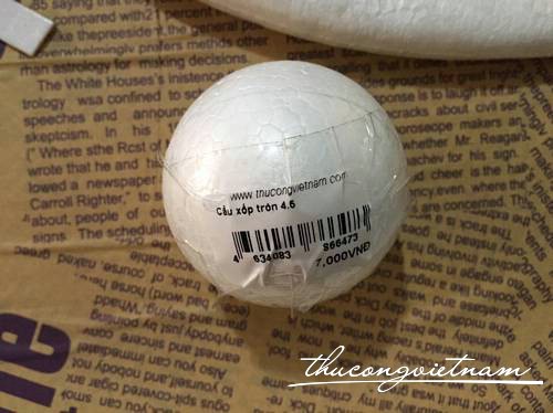 Cầu xốp tròn 4.6cm