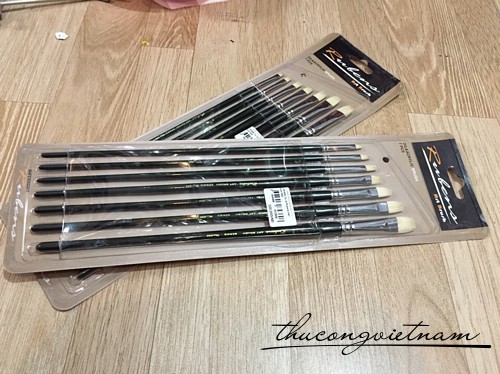 CVR-600 Cọ vẽ Rubens Hàn Quốc 600 đầu vuông