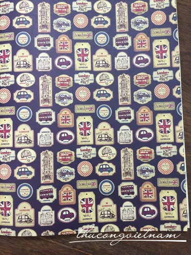 NJ-88-027-04 Giấy scrapbook Tag London