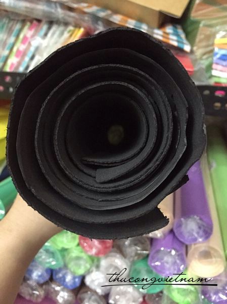 MX1-05 Mút xốp 1 ly 50x75 đen