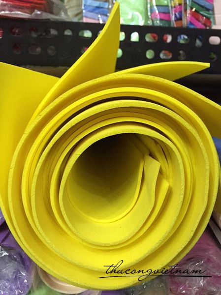 MX2-01 Mút xốp 2 ly 50x75 vàng