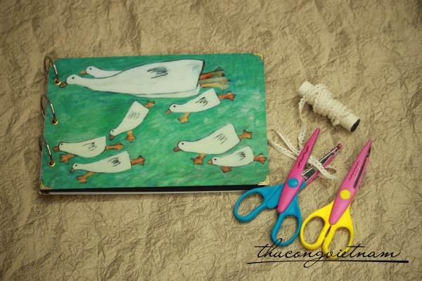 AS-02-1 Album scrapbook đàn vịt