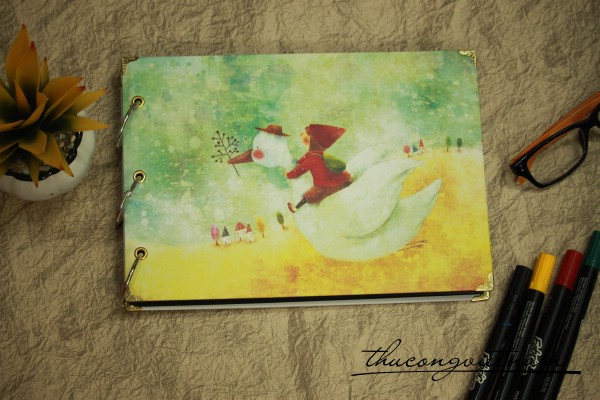 AS-02-6 Album scrapbook vịt và bé
