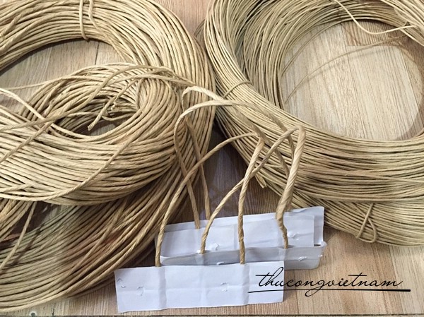 Dây giấy quai túi giấy kraft 3.8mm