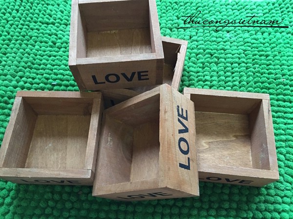 Hộp gỗ love