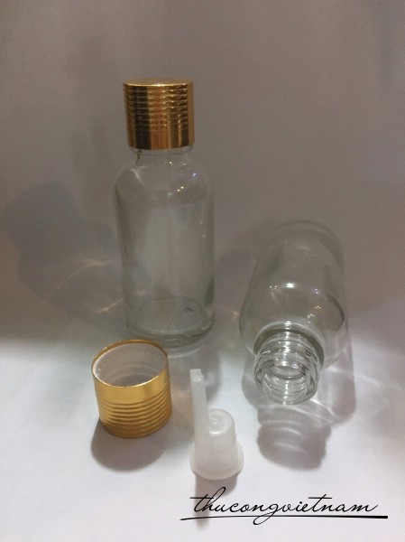 Lọ thủy tinh mỹ phẩm 30ml 8.5x3.3cm