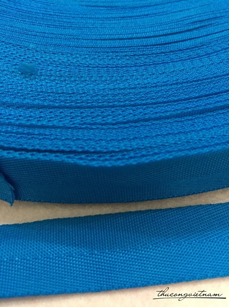 Dây dù túi xanh biển xương cá bảng 2cm