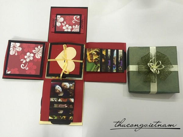Hộp love box- explosion box
