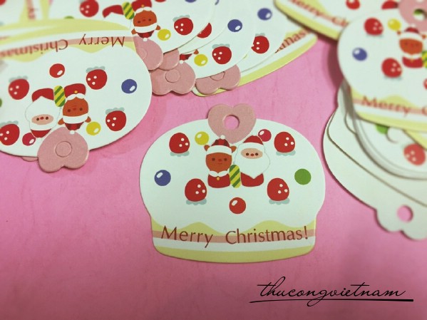 Tag cupcake Giáng sinh