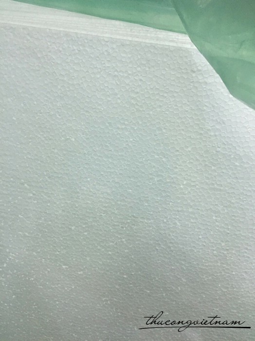 Mút xốp trắng tấm 2*50*100cm