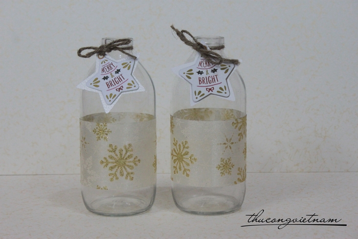 Lọ thủy tinh giáng sinh mẫu 3