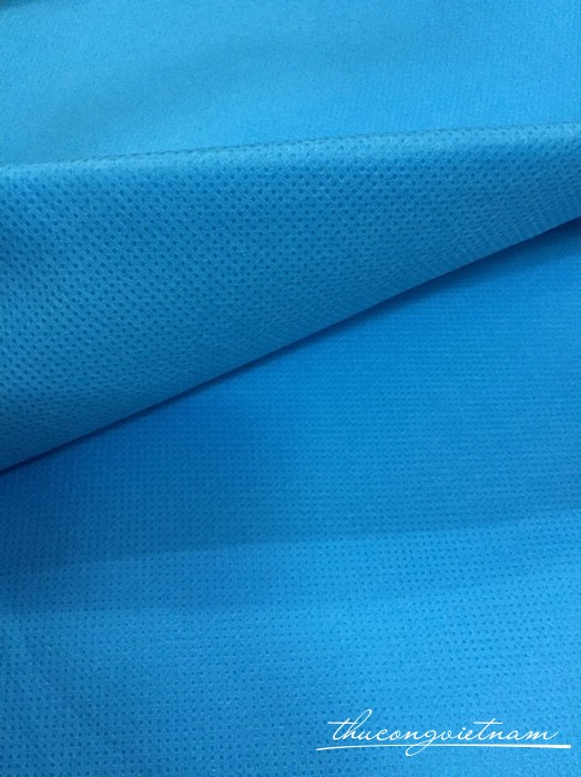 Vải không dệt màu xanh da trời