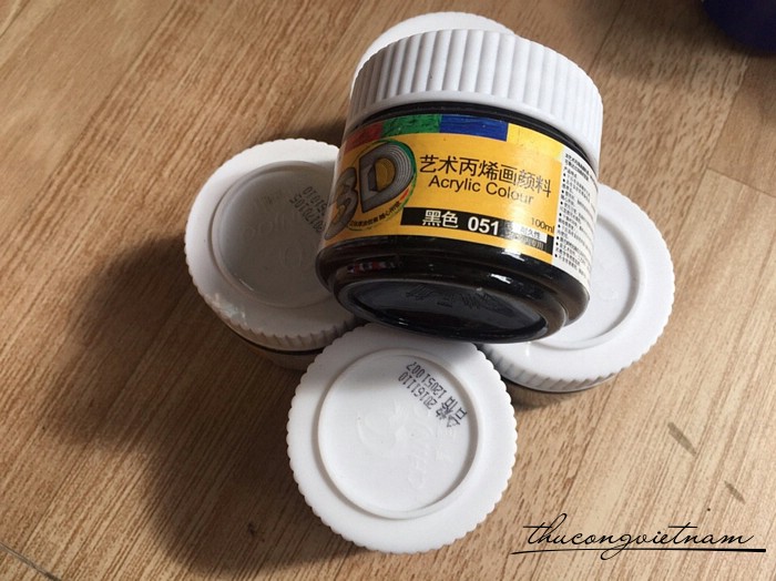 Acrylic đen 051 - 100ml