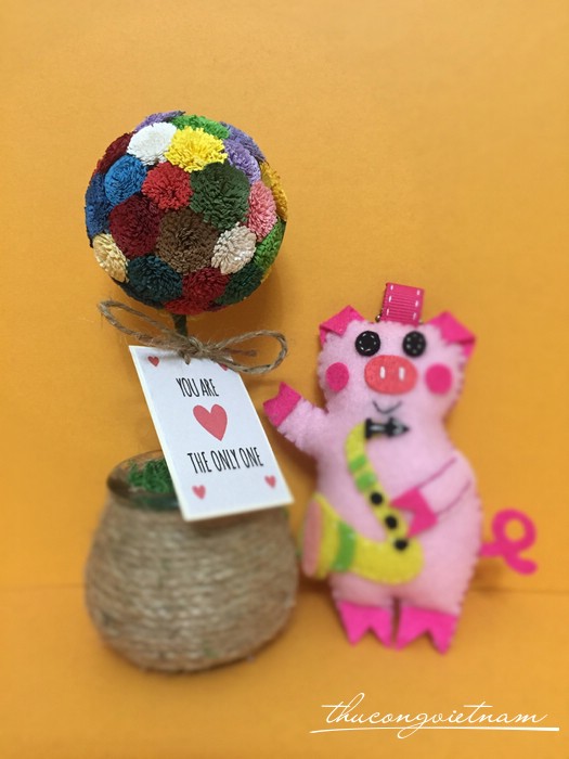 Chậu hoa cẩm tú cầu hình tròn mẫu 1