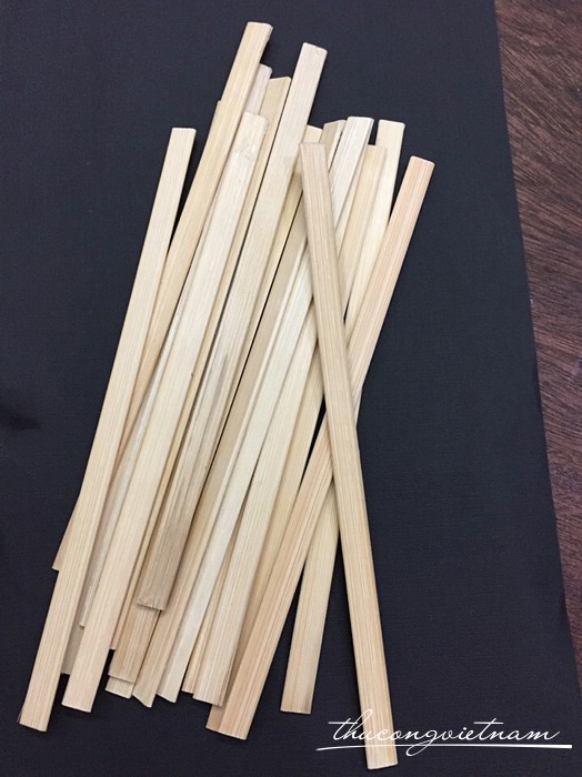Que gỗ 2ly dẹp 21cm