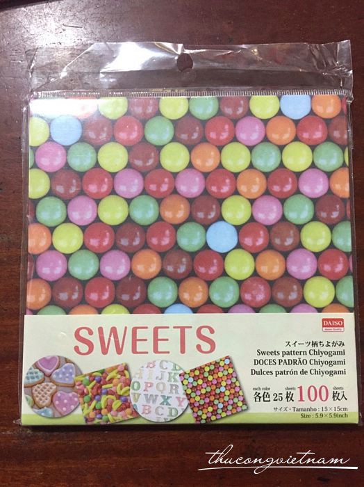 Giấy origami Sweets 100 tờ