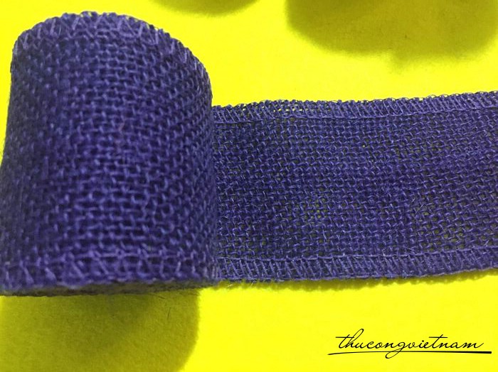 Dây bố màu xanh dương 5cm