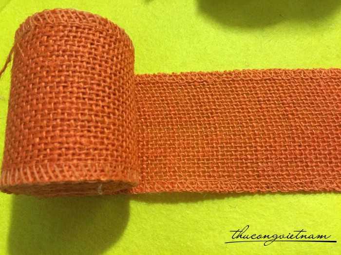 Dây bố màu cam 5cm