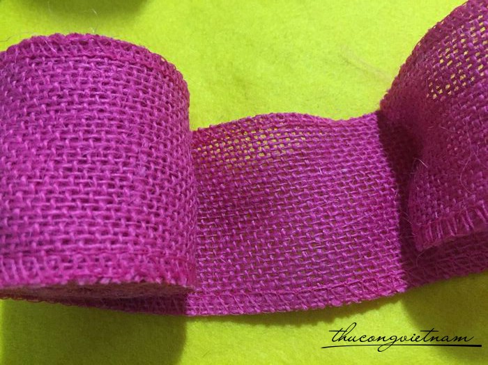 Dây bố màu tím 5cm