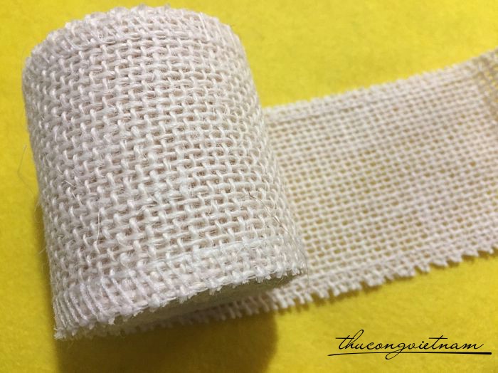 Dây bố màu trắng 5cm