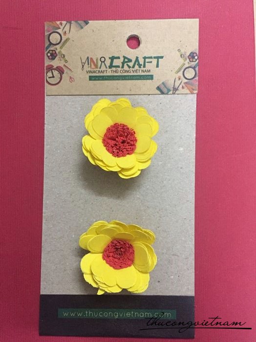 Hoa giấy thủ công mẫu 1