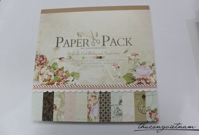Sổ scrapbook Romantic 30x30cm 27 tờ - PS010
