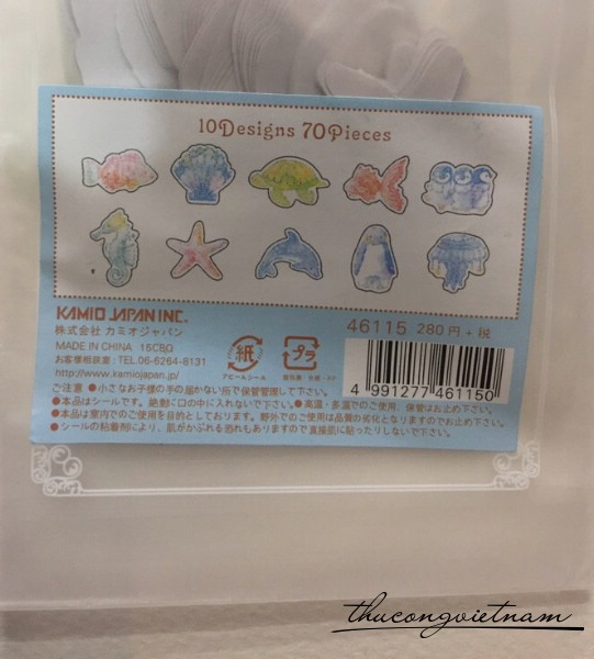 Sticker sinh vật biển