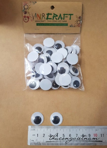 Mắt lúc lắc 2cm 50 cái