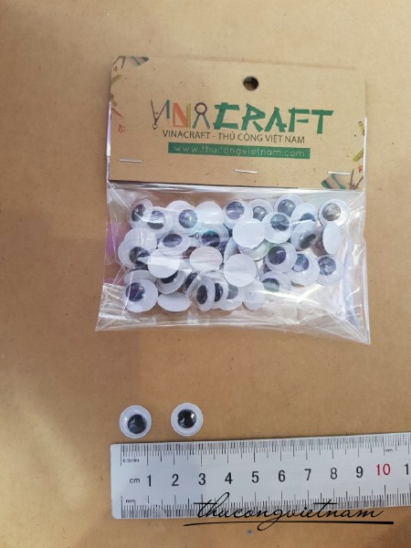 Mắt lúc lắc 1.2cm 50 cái