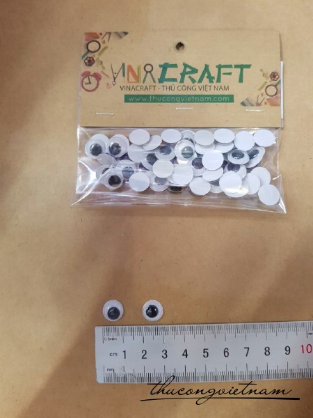 Mắt lúc lắc 1cm 50 cái