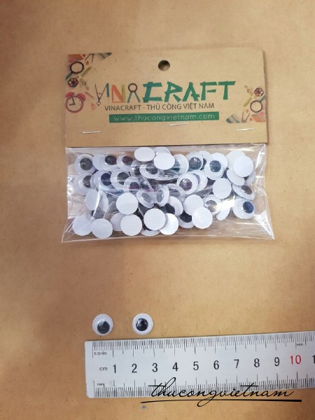 Mắt lúc lắc 1cm 100 cái