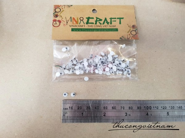 Mắt lúc lắc 0.5cm 100 cái