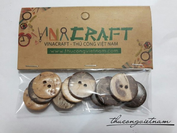 Nút gỗ xơ dừa loại 3cm (bịch/10 nút)