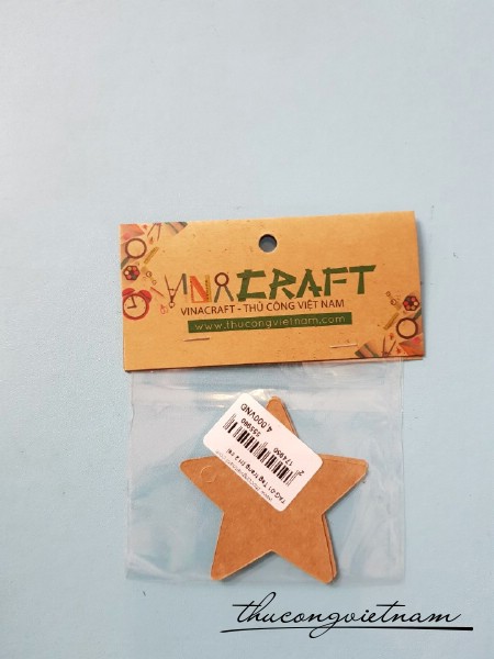 Tag ngôi sao kraft 2 cái
