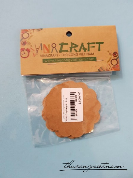 Tag bánh quy kraft 5 cái