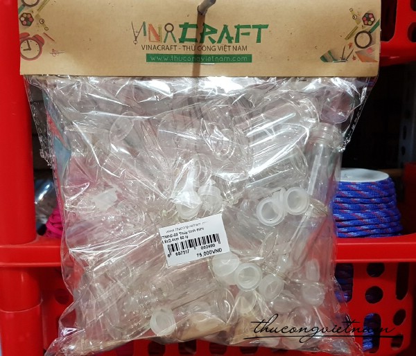 Lọ thủy tinh mini 4.8x2.4cm 50 lọ