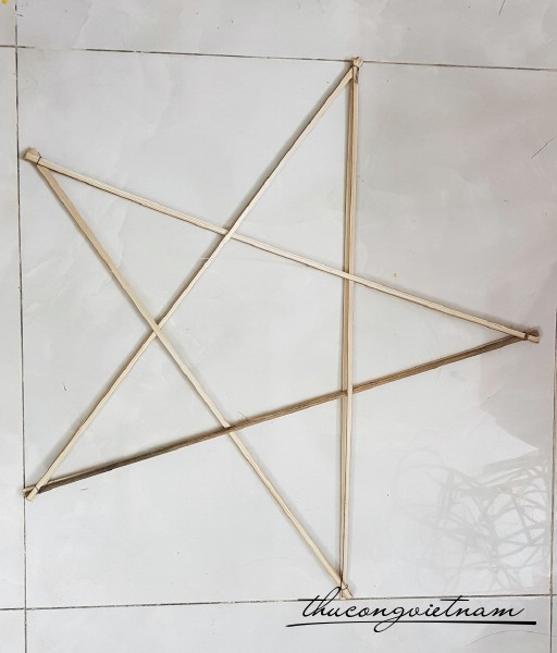 Khung lồng đèn ngôi sao 60cm