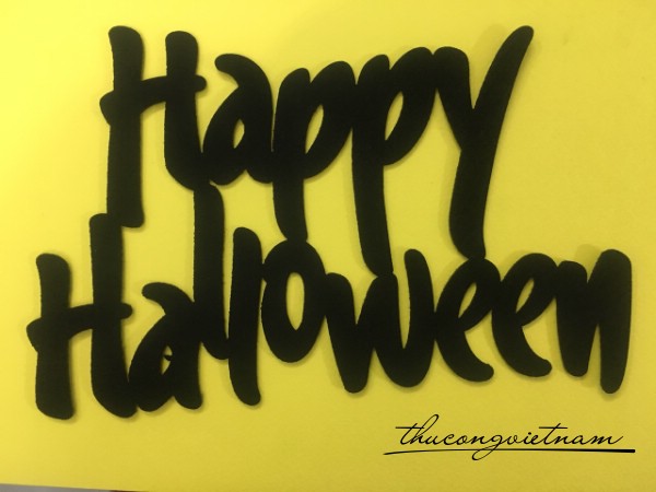 Chữ Happy Halloween mẫu 1 - 22cm