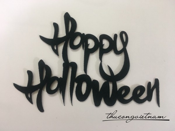 Chữ Happy Halloween mẫu 3 - 22cm