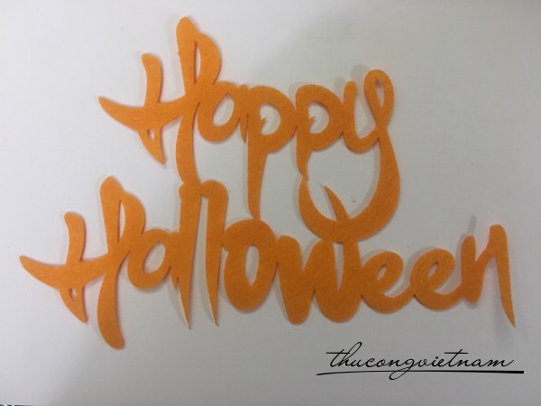 Chữ Happy Halloween mẫu 4 - 22cm
