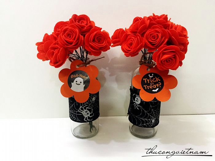 Hoa hồng Halloween màu cam