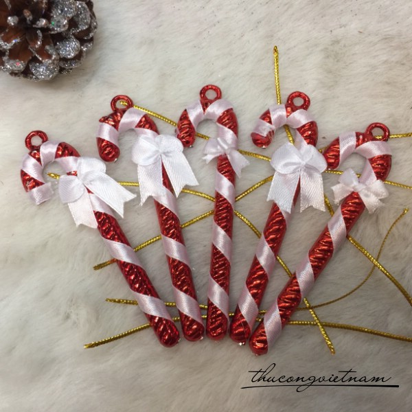 Kẹo gậy màu đỏ 10cm