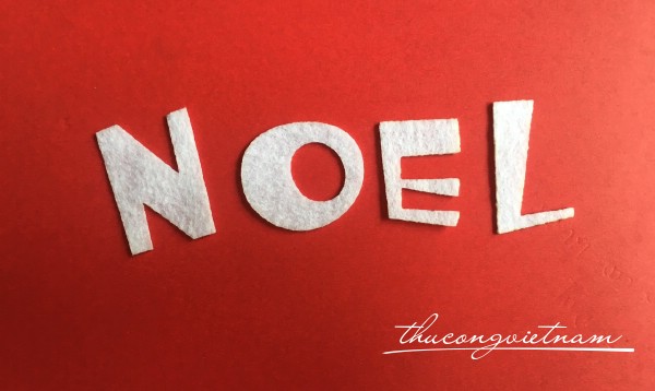 Chữ Noel size nhỏ