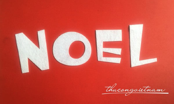 Chữ Noel size trung