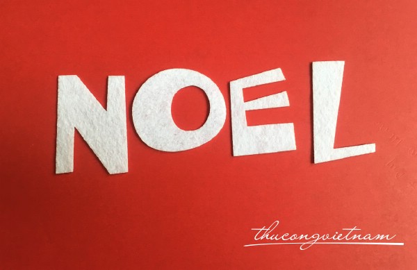 Chữ Noel size lớn
