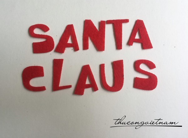 Chữ Santa Claus