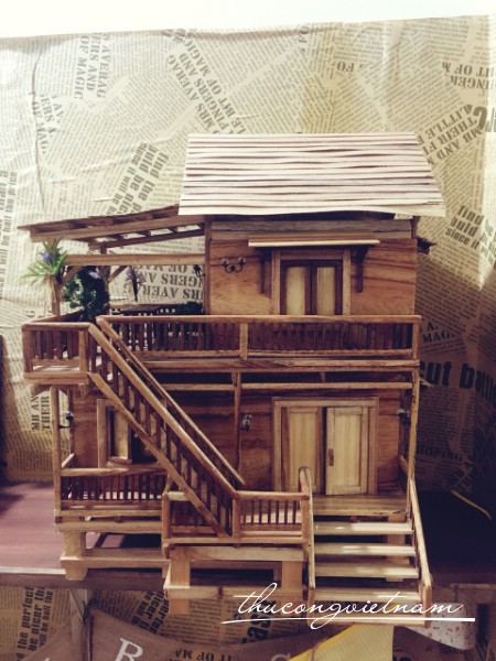 Mô hình nhà gỗ mẫu 1