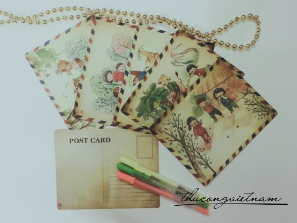 Postcard trò chơi dân gian
