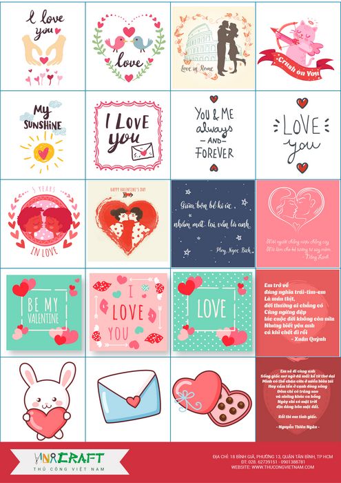 Sticker tình yêu mẫu 5