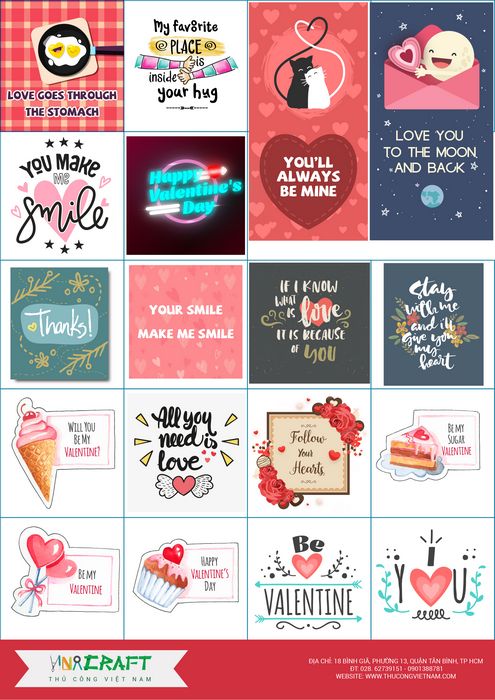 Sticker tình yêu mẫu 6